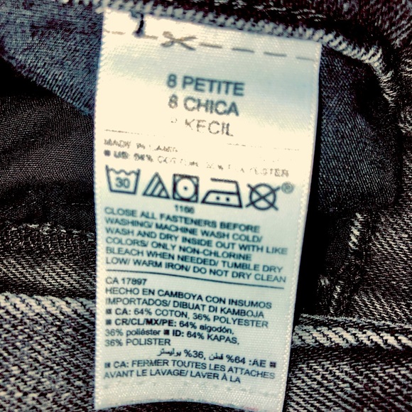 Lot of 2 wide leg jeans Old Navy / LOFT jeans - Picture 10 of 11